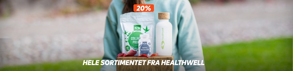 Alt fra Healthwell - 20 %